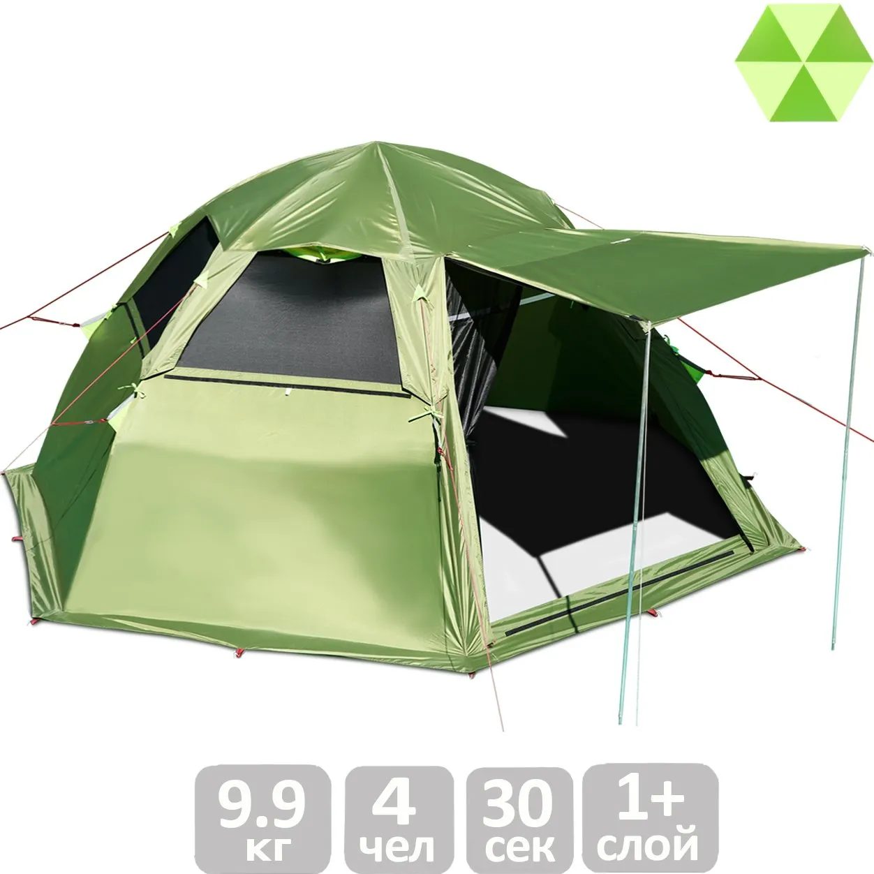 Палатка-автомат ЛОТОС 5 Мансарда_М