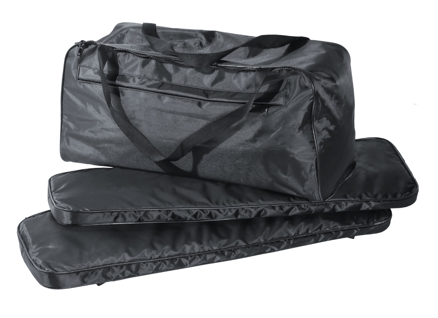 Накладка мягкая с сумкой МАСТЕР ЛОДОК Oxford 420 (комплект 2 шт) (70 см, чёрный)