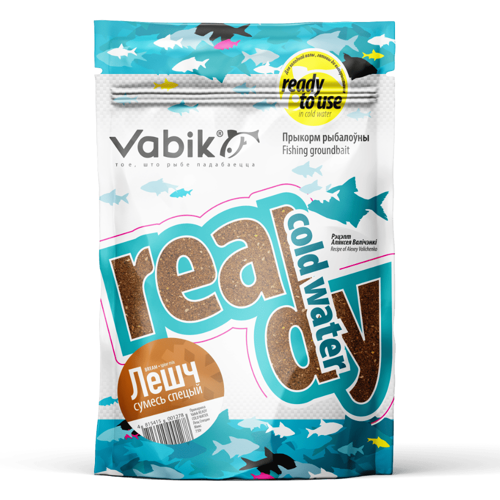 Прикормка зимняя готовая VABIK Ready Cold Water Лещ Смесь Специй (0.75 кг)