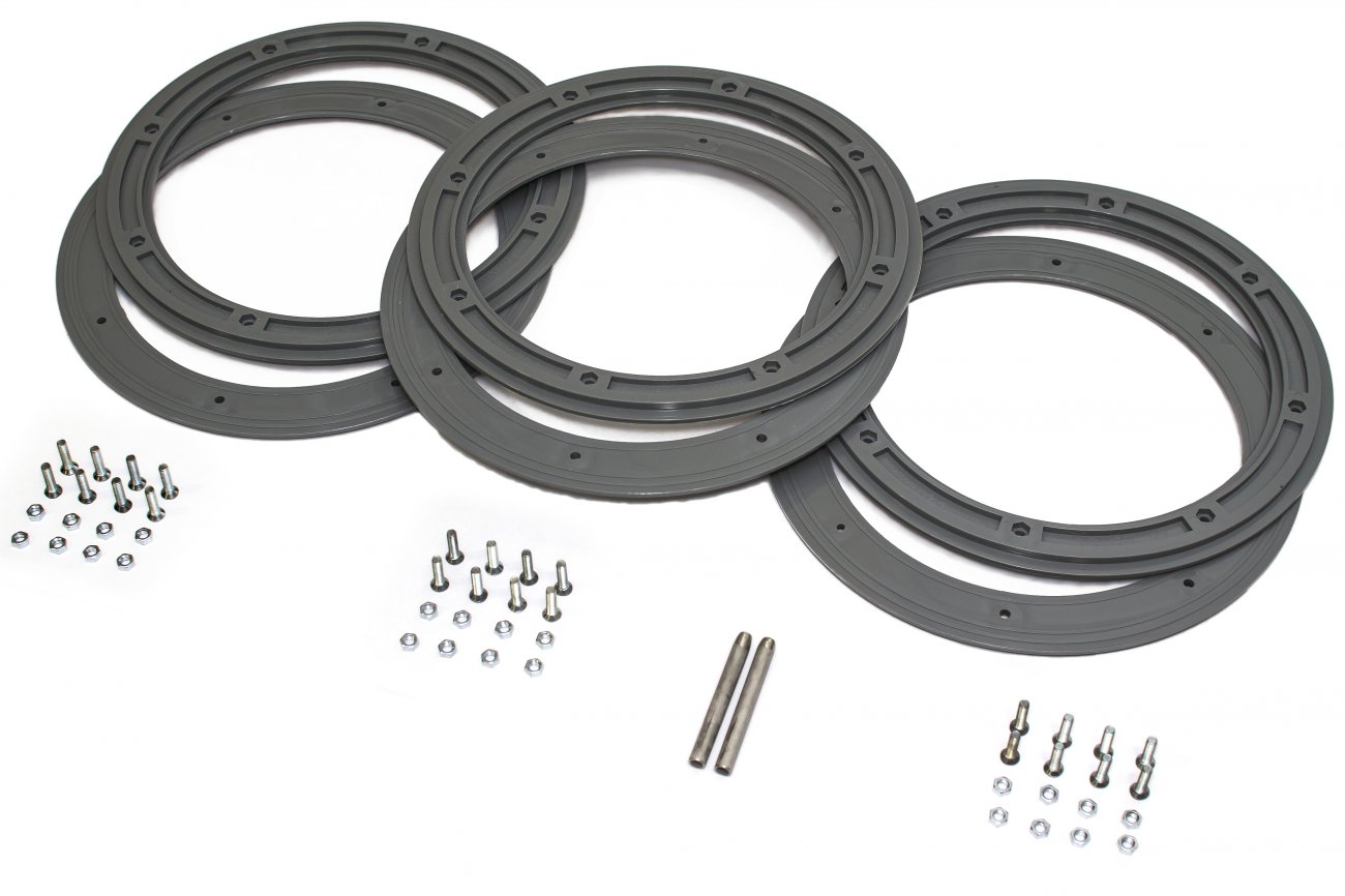 Фланец для отверстия под лунку ЛОТОС-200 (комплект 3 шт, без бортика)