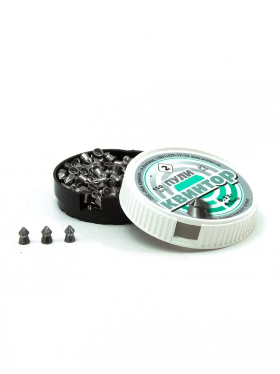 Пули КВИНТОР Остроконечные с насечкой (0.53 г, 150 шт)