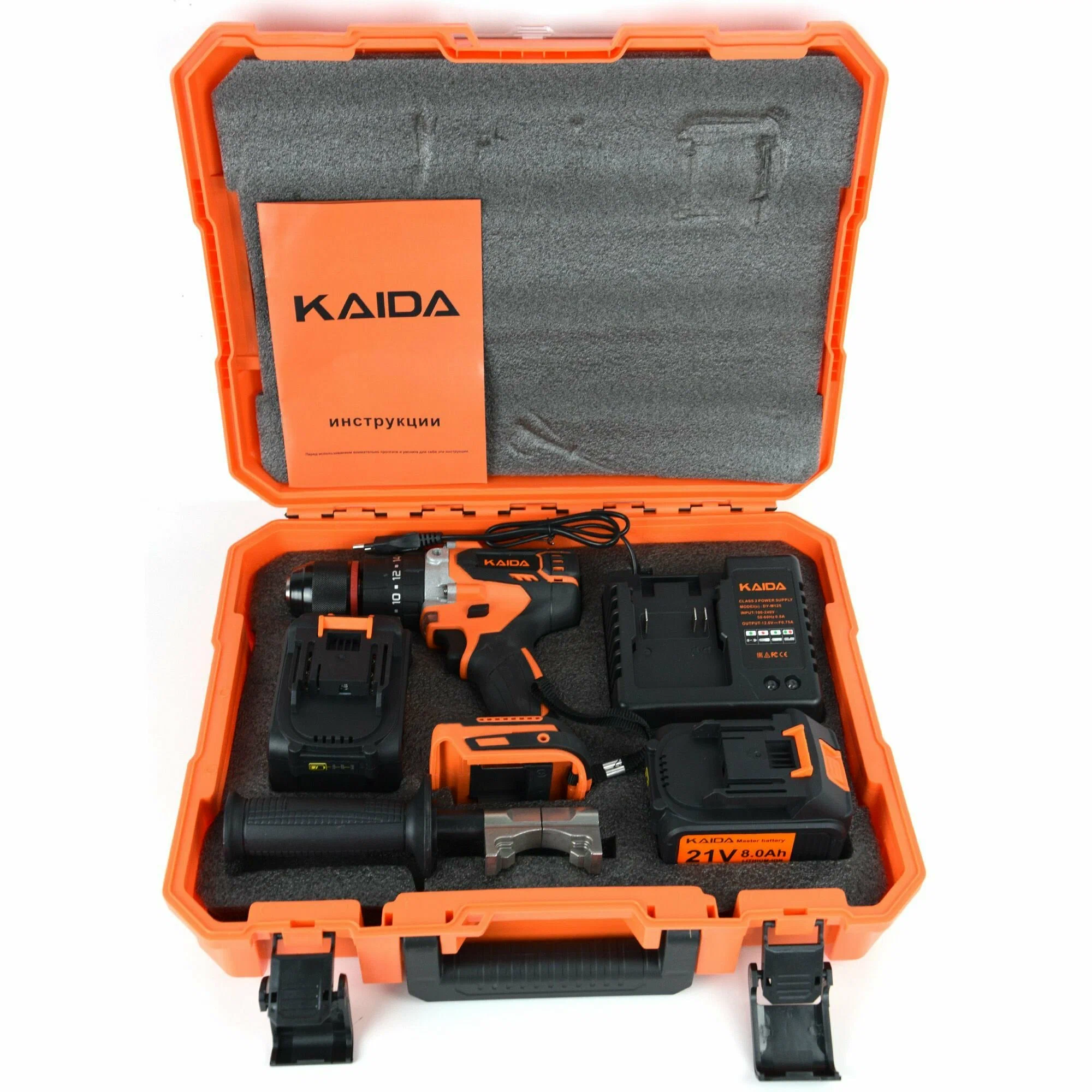 Шуруповёрт для ледобура KAIDA BID-2 21V 8A