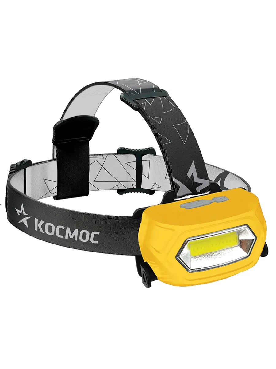 Фонарь налобный аккумуляторный КОСМОС Li-PoH3WCOB