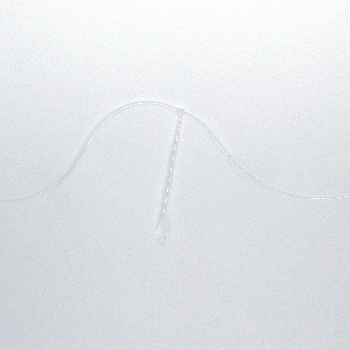 Настрой хариузовый на леске 0.40 мм (3 отвода леска)