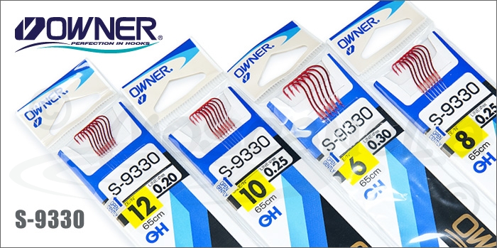 Крючок на поводке OWNER S-9330 Red