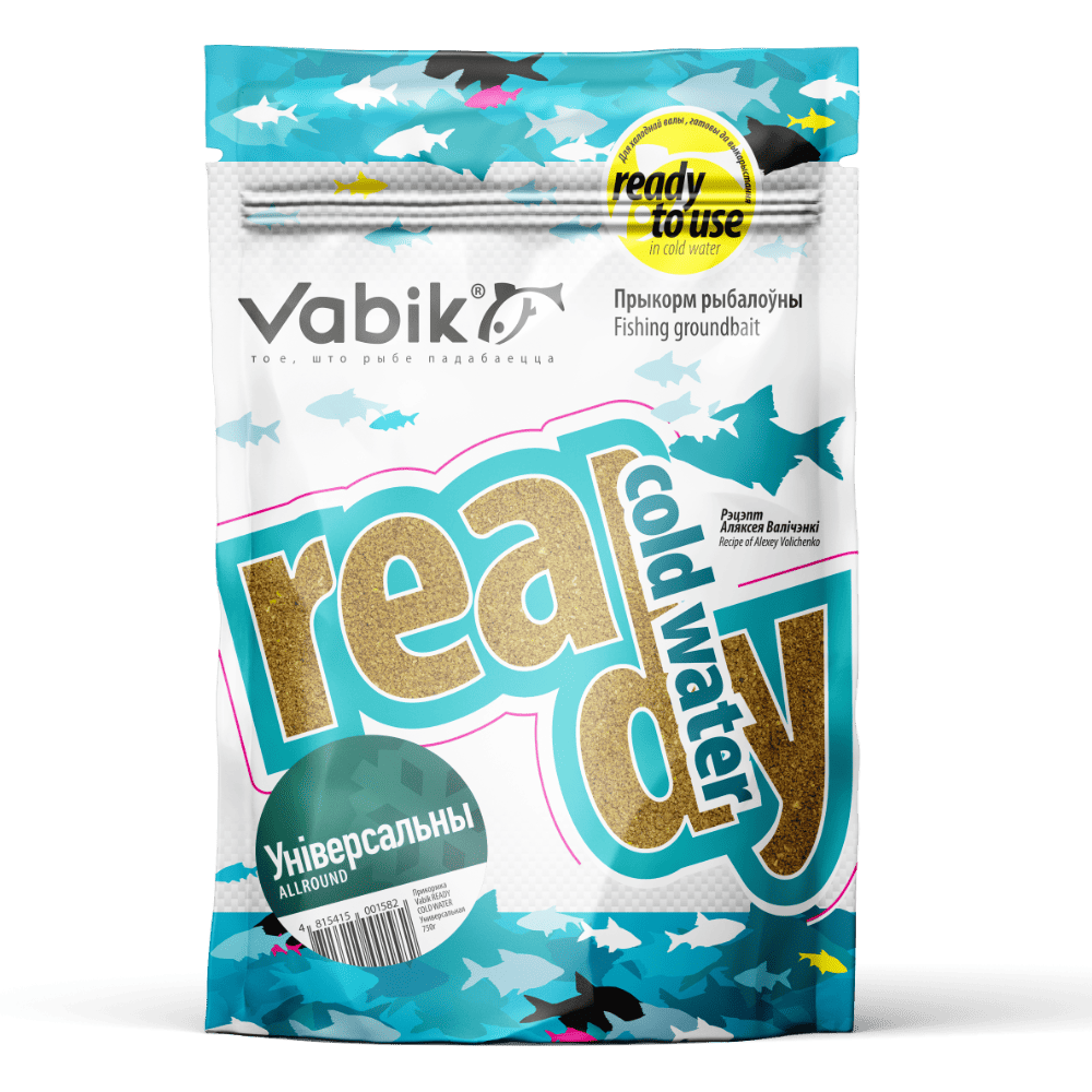 Прикормка зимняя готовая VABIK Ready Cold Water Универсальная (0.75 кг)