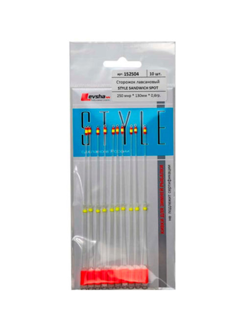 Сторожок лавсановый LEVSHA-NN Style Sandwich Spot (130 х 0.35 мм, 0.7 г)
