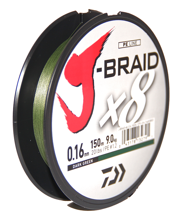 Плетёный шнур DAIWA J-Braid X8