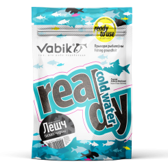 Прикормка зимняя готовая VABIK Ready Cold Water Лещ Бисквит Чёрный (0.75 кг)