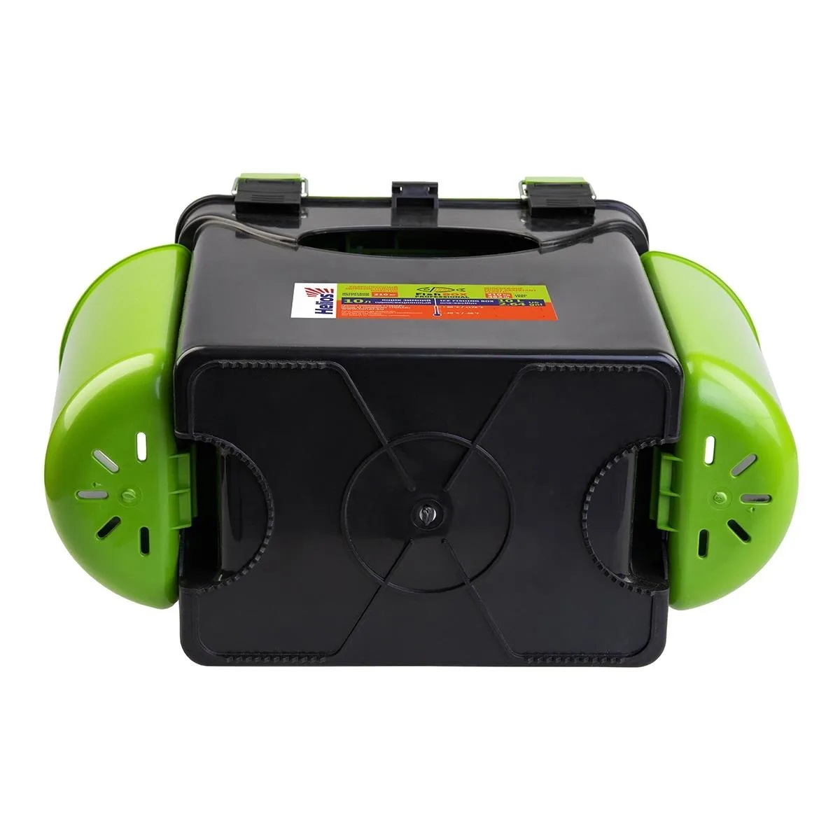 Ящик рыболовный зимний HELIOS FishBox 10 л (1 секция) (зеленый)