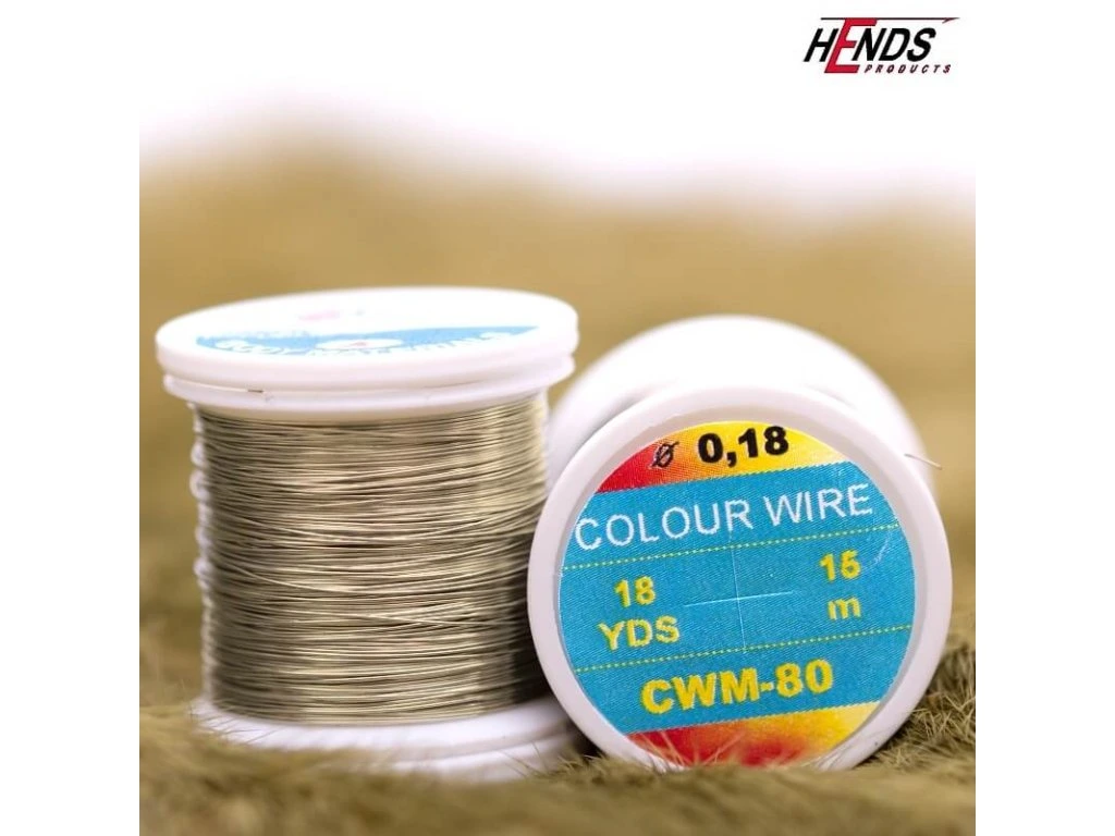 Проволока HENDS Colour Wire (0.09 мм, 21.6 м, 80 Old Silver)