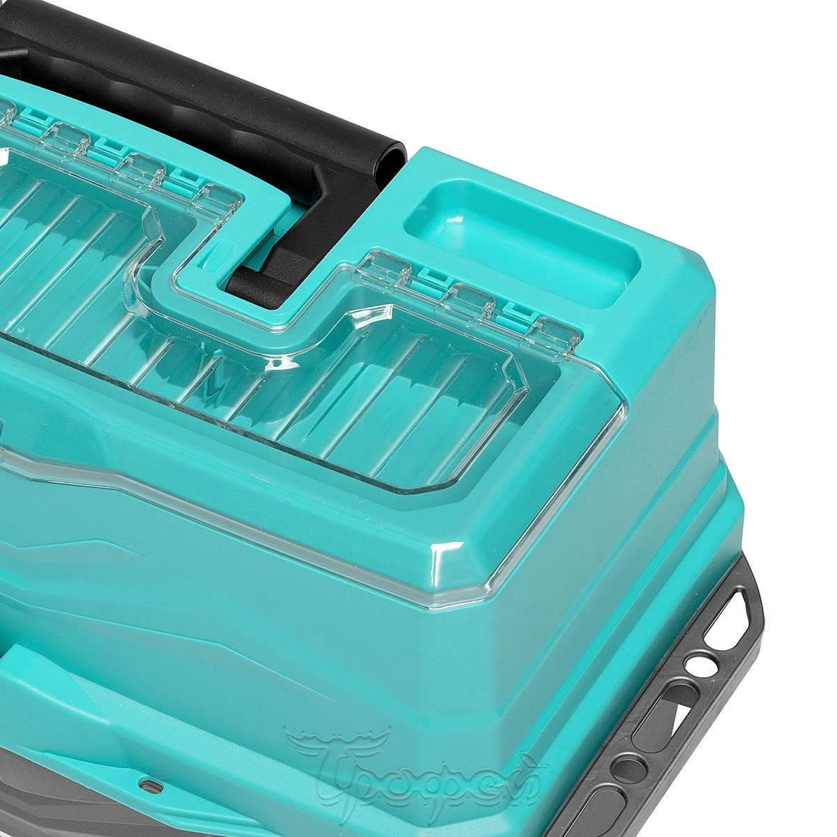 Ящик рыболовный NISUS Tackle Box (3 полки) (бирюзовый)