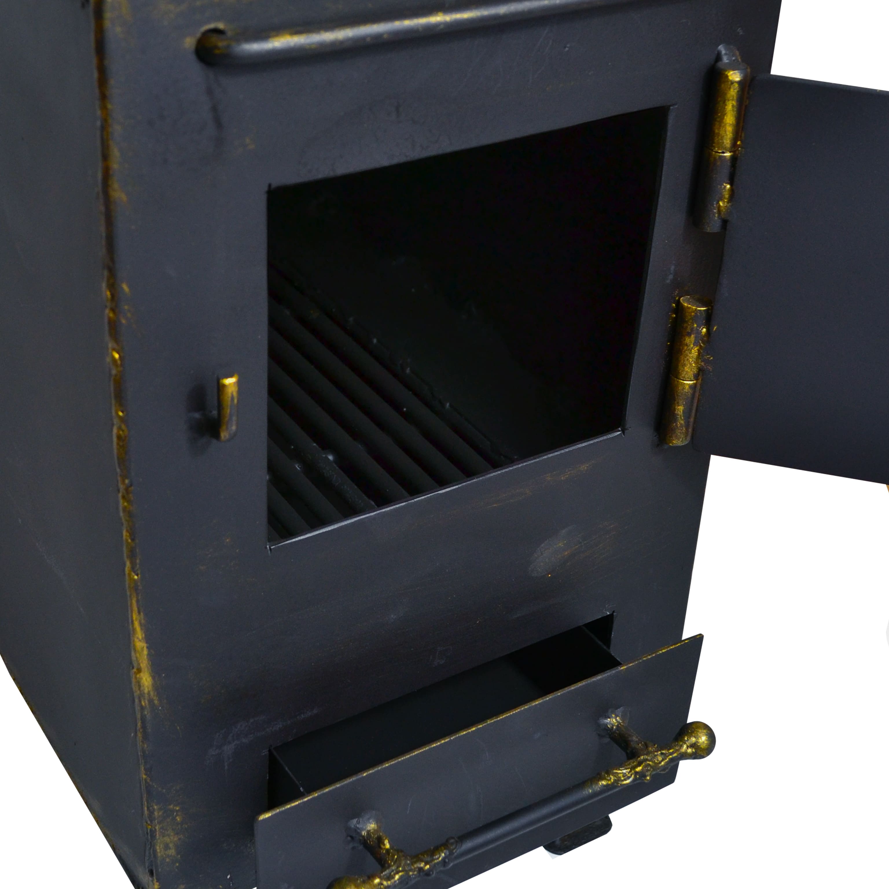 Печка походная 36 х 36 х 25 (сталь 3 мм)