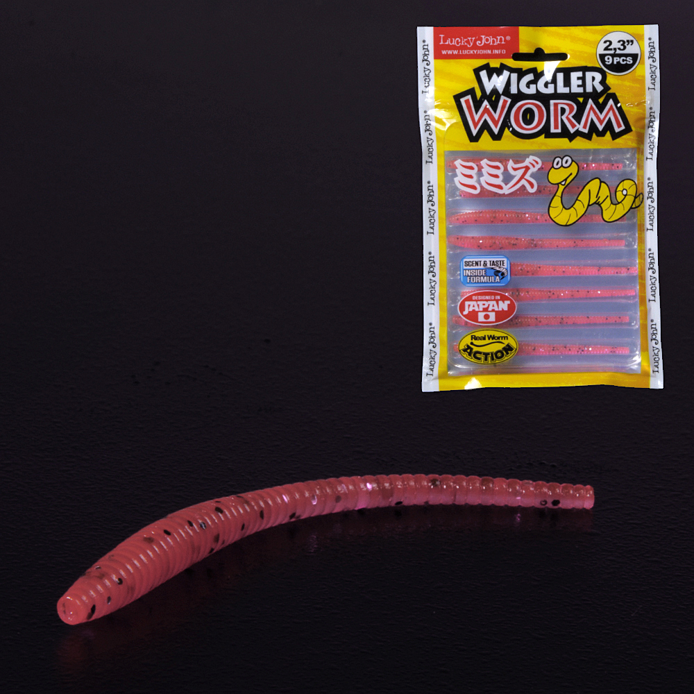 Мягкая приманка LUCKY JOHN Wiggler Worm