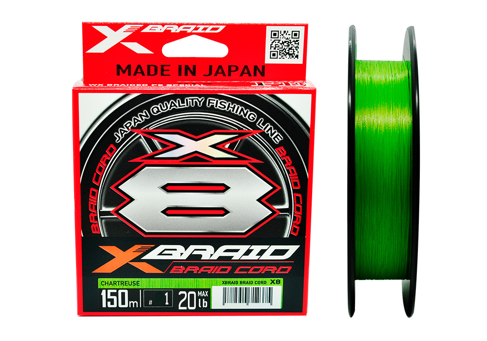 Плетёный шнур YGK X-Braid Cord X8
