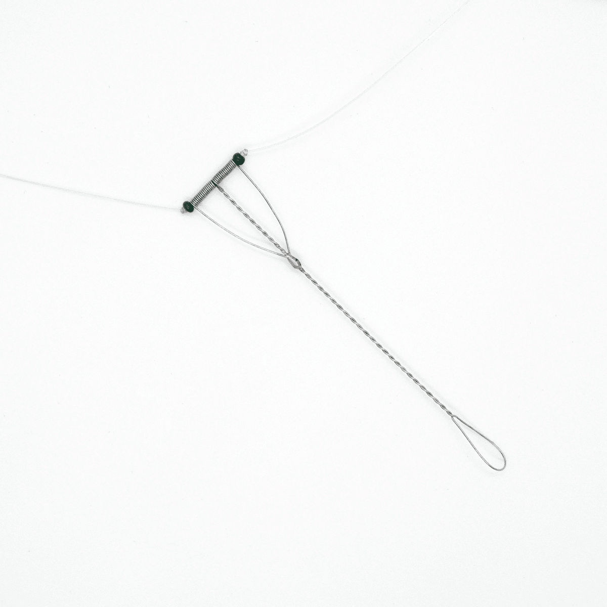 Настрой хариузовый на леске 0.40 мм (3 отвода металл)