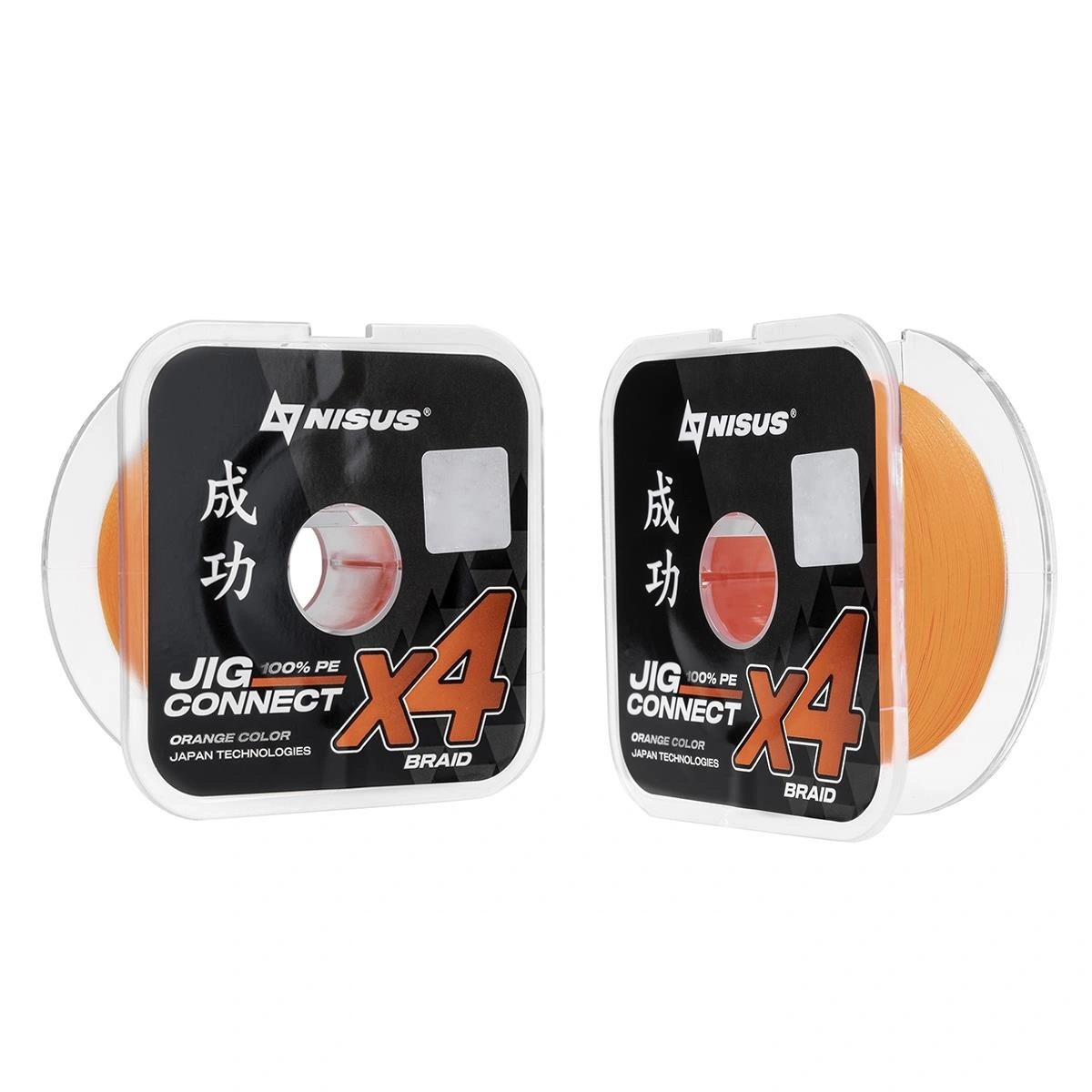 Плетёный шнур NISUS Jig Connect PEx4 (150 м, 0.08 мм (2.4 кг), Orange)