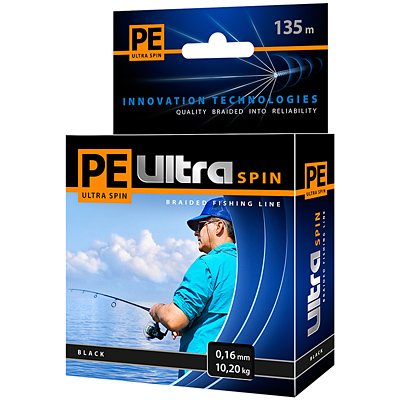 Плетёный шнур AQUA PE Ultra Spin