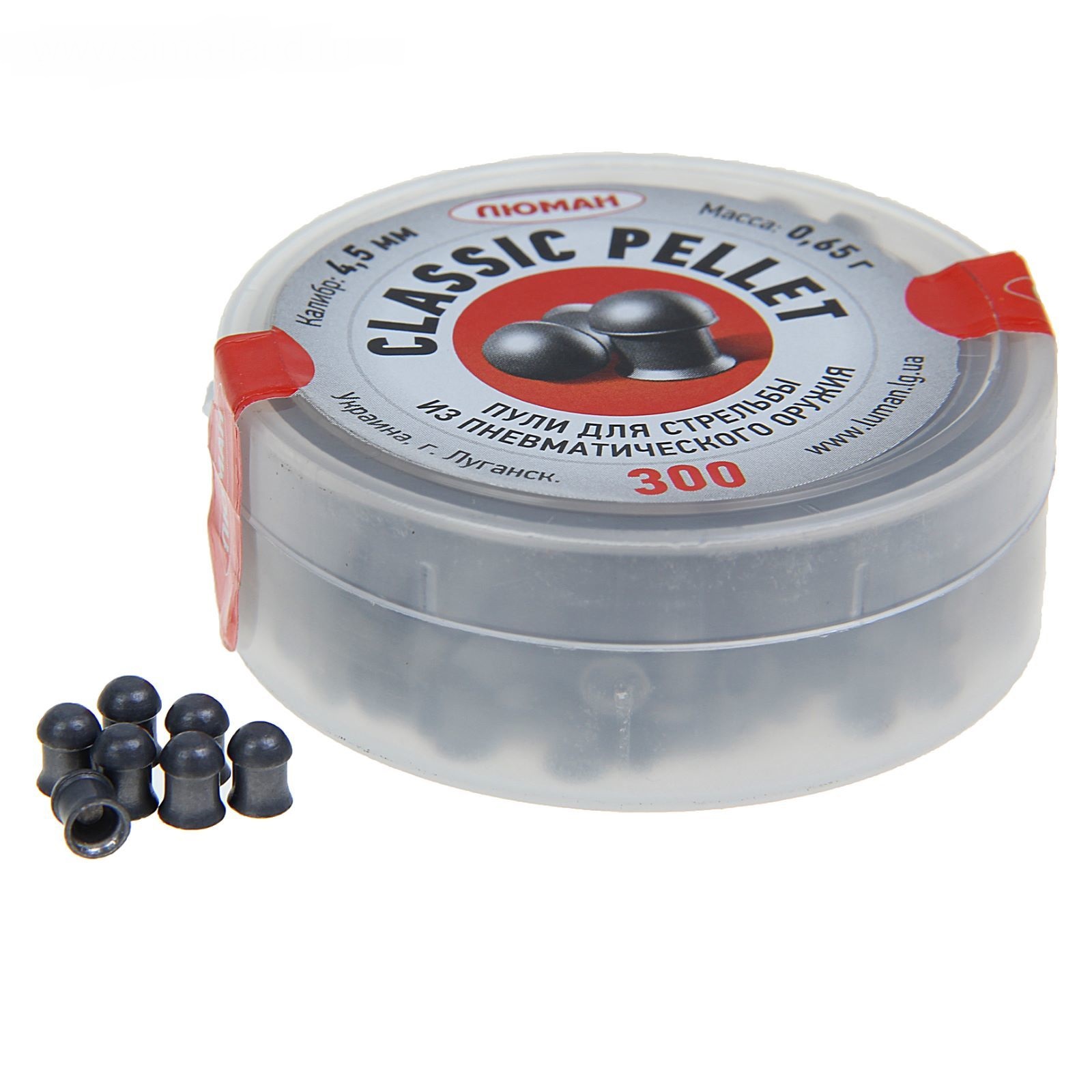 Пули ЛЮМАН Classic Pellets (0.65 г, 300 шт)