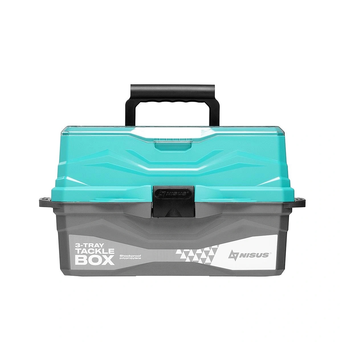 Ящик рыболовный NISUS Tackle Box (3 полки) (бирюзовый)