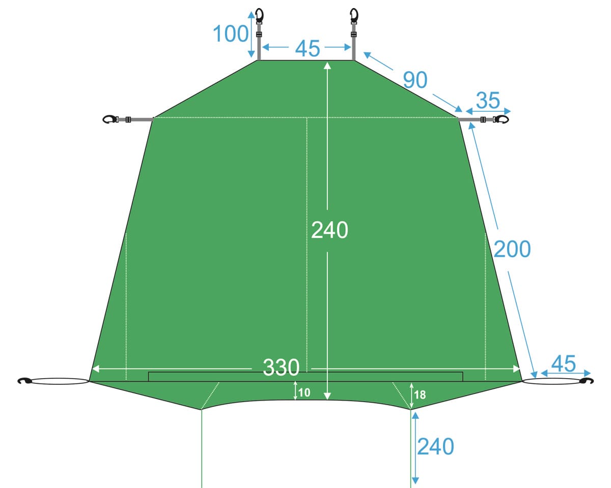 Козырек ЛОТОС 5 (летний)