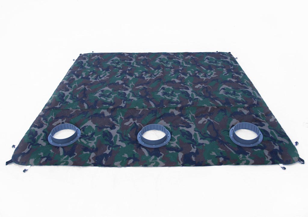 Пол утепленный ЛОТОС Куб 3 ПУ4000 (с отверстиями под лунки)