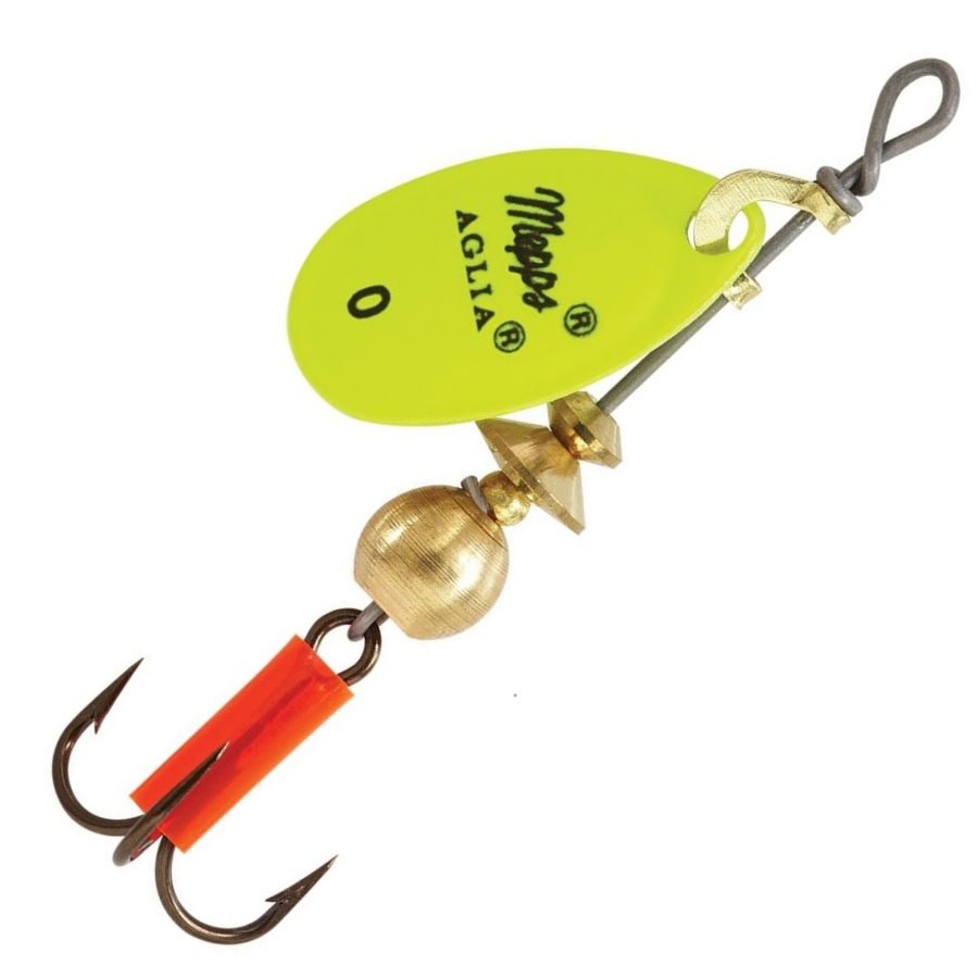 Блесна MEPPS Aglia Fluo (№0 (2.5 г), CHARTREUSE (шартрез))