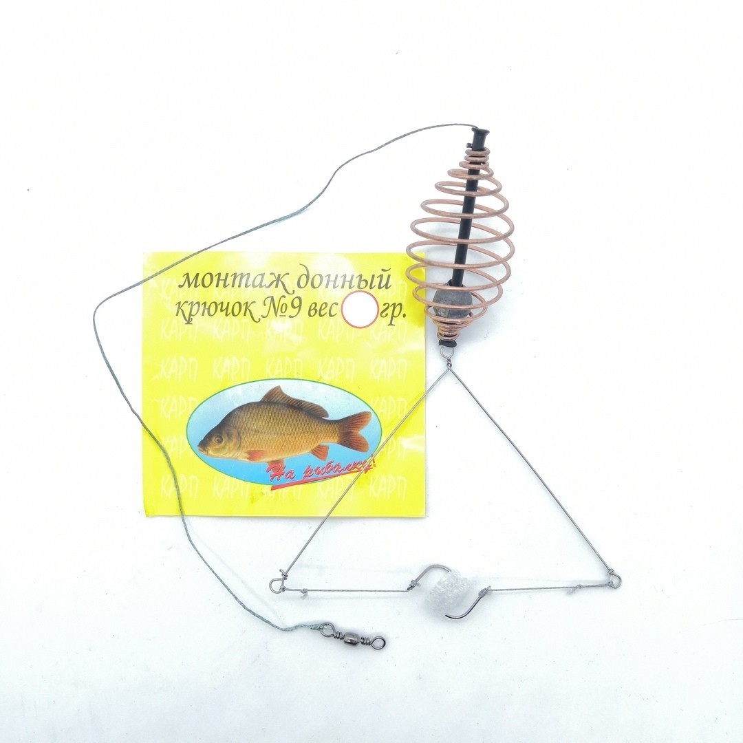 Снасть карповая CARPHUNTER Пружина (12 г, 2 крючка)