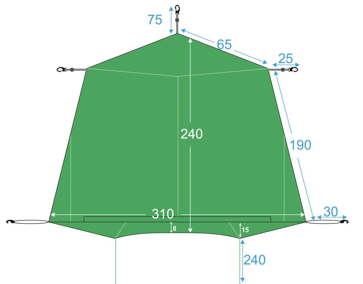 Козырек ЛОТОС 3 (летний)