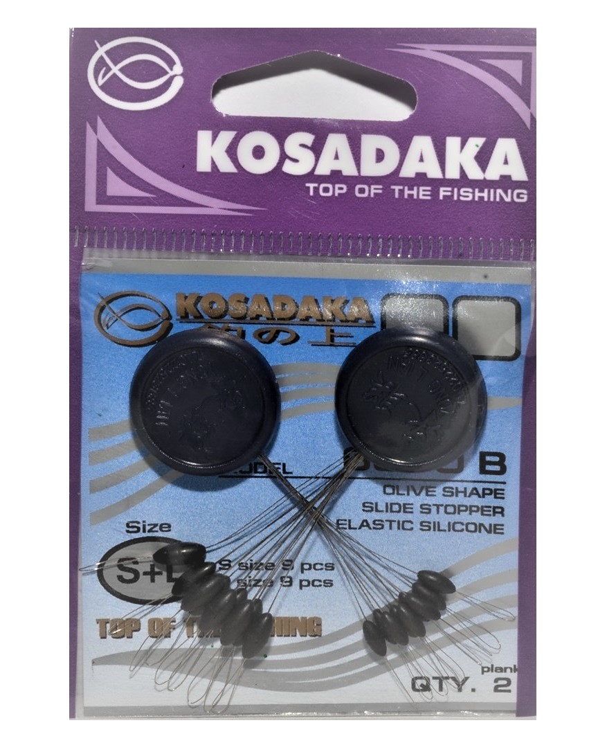 Стопор силиконовый Kosadaka 6010B (оливка, S+L)