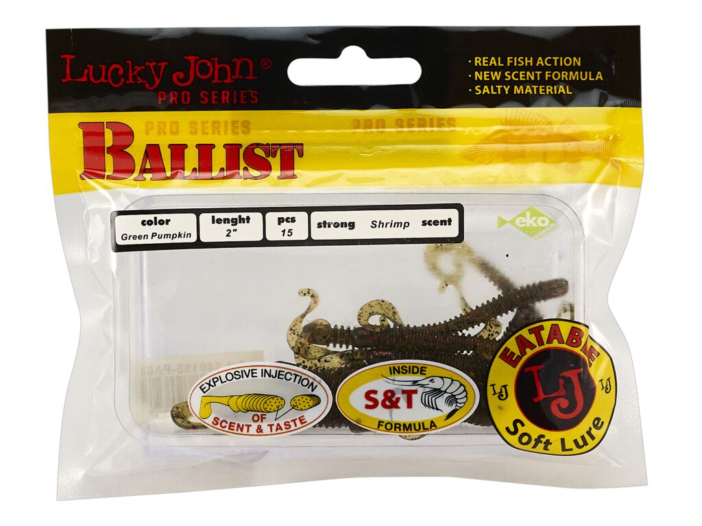 Мягкая приманка LUCKY JOHN Ballist (2"/5 см, PA03, 15 шт)