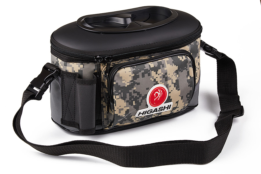 Кан рыболовный HIGASHI Live bait box 4.5L (Digital Camo)