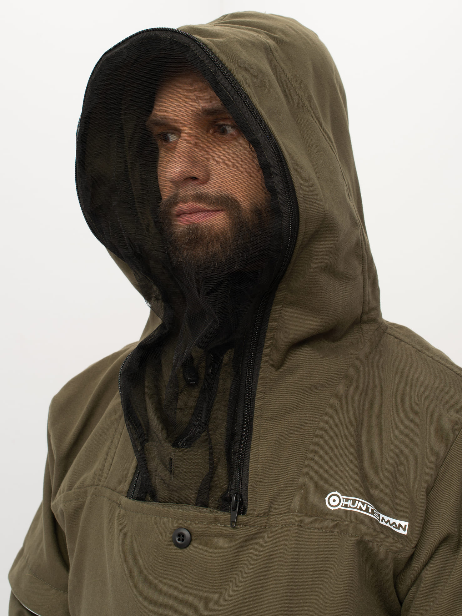 Костюм п/эн HUNTSMAN Антигнус ЛЮКС (Твил Пич) (44-46/170-176, хаки)