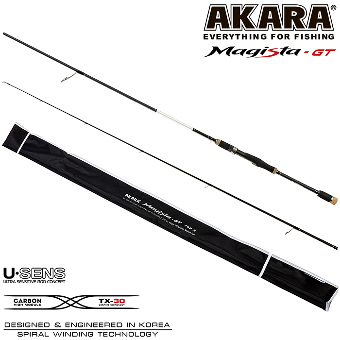 Спиннинг AKARA Magista GT (H762, 2.28 м, 21-62 г)