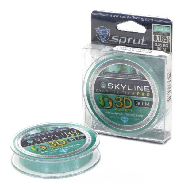 Леска SPRUT Skyline 3D Fluorocarbon Composition