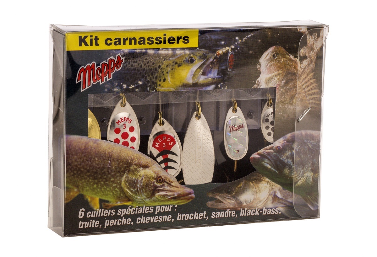 Набор блесен MEPPS Aglia Kit Carnassier
