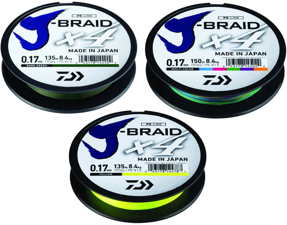Плетёный шнур DAIWA J-Braid X4