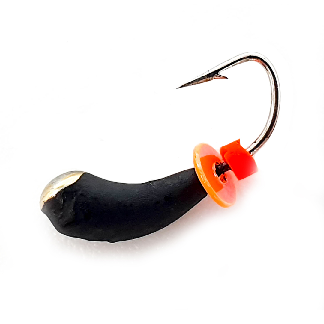 Мормышка WORMIX Уралка (коронка) (2.5 мм, 0.4 г, чёрный/золото)