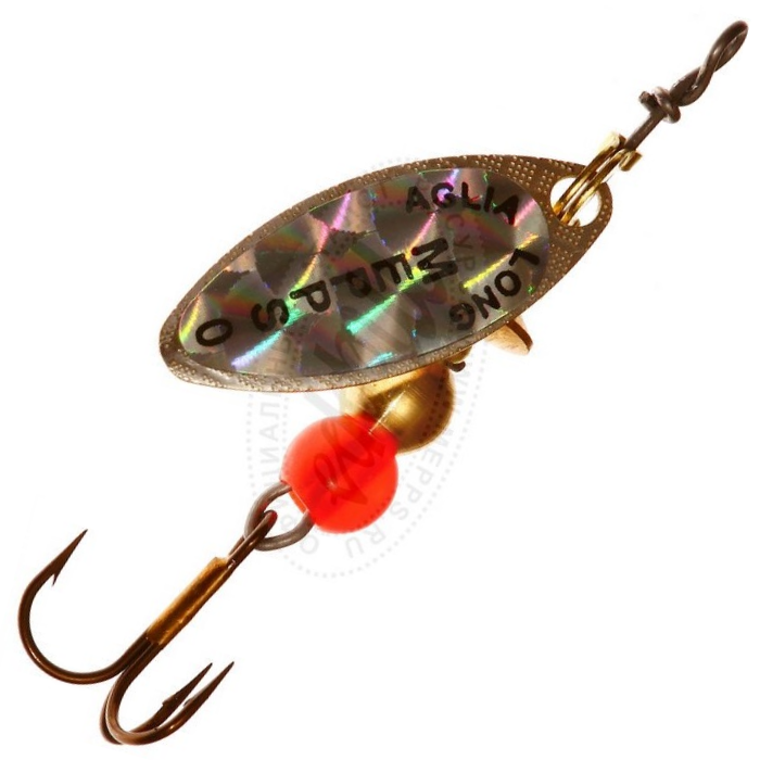 Блесна MEPPS Aglia Longue Rainbo (№0 (2.5 г), AG (серебро))