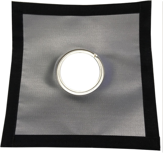 Разделка для палатки под трубу (стеклоткань) (25х25 см/65 мм)