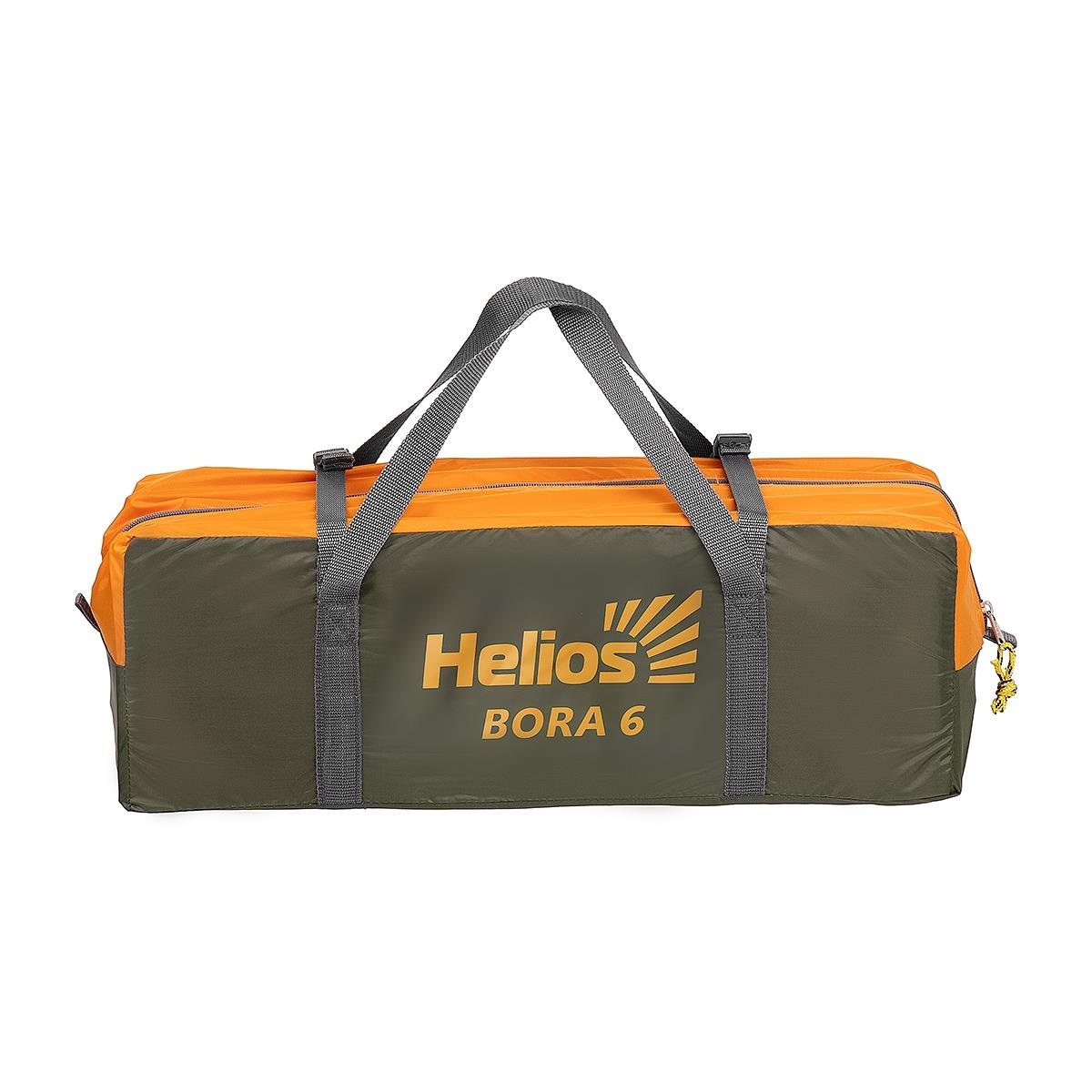 Палатка кемпинговая HELIOS Bora-6 (HS-2371-6 GO)