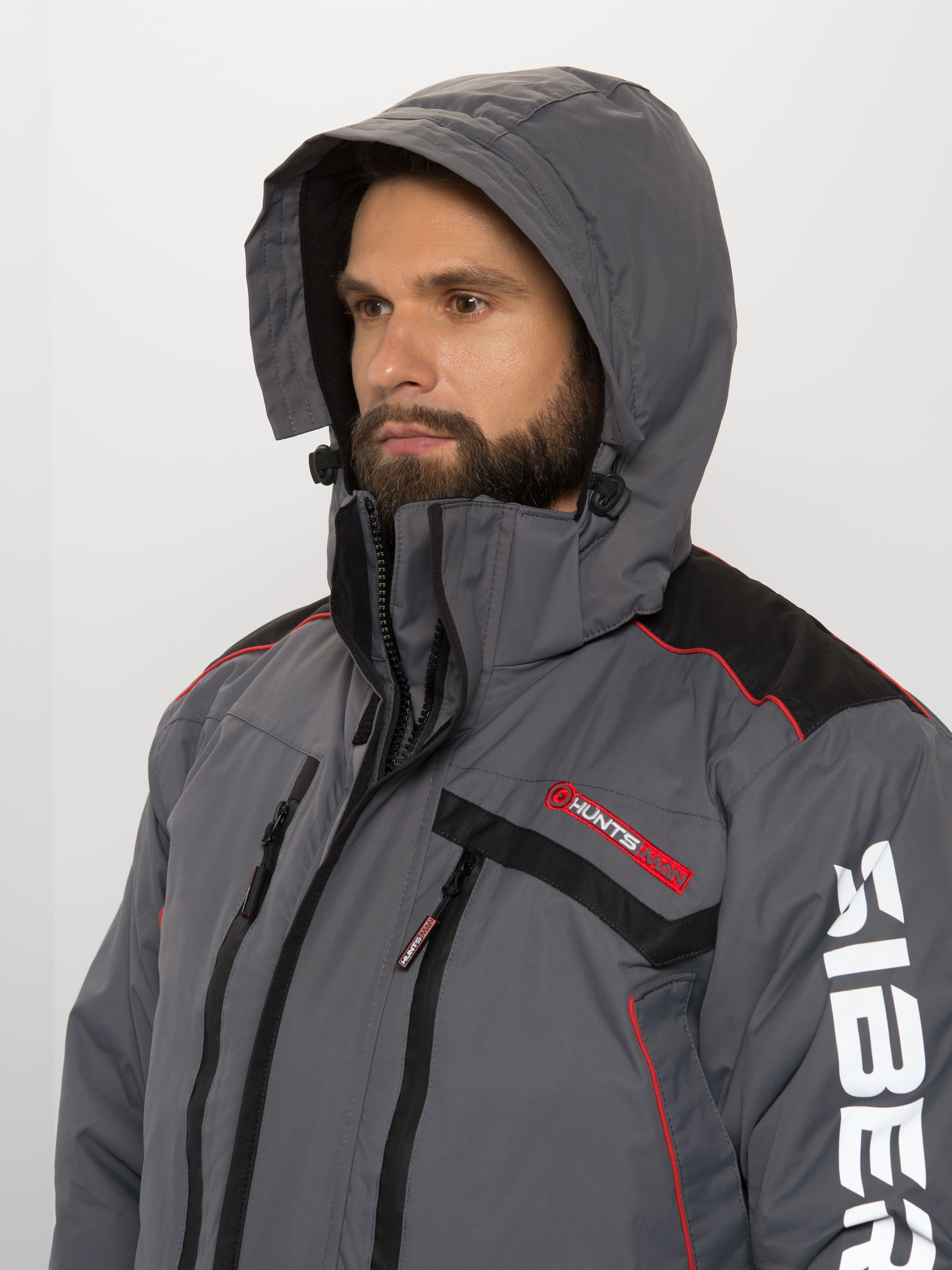 Костюм зимний HUNTSMAN Siberia (Breathable) (44-46/170-176 см, серый)