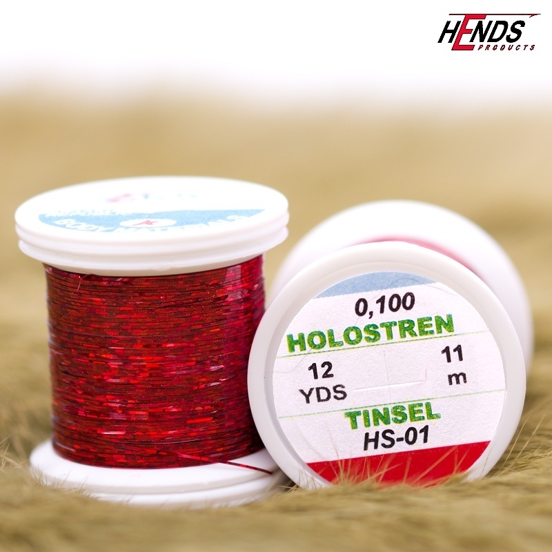 Люрекс HENDS Holostrenght Tinsel (1/100, 11 м, 01 Red)