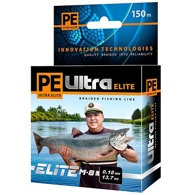 Плетёный шнур AQUA PE Ultra Elite M-8