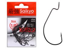 Крючок офсетный SAIKYO BS-2315 Offset Wide Range Worm