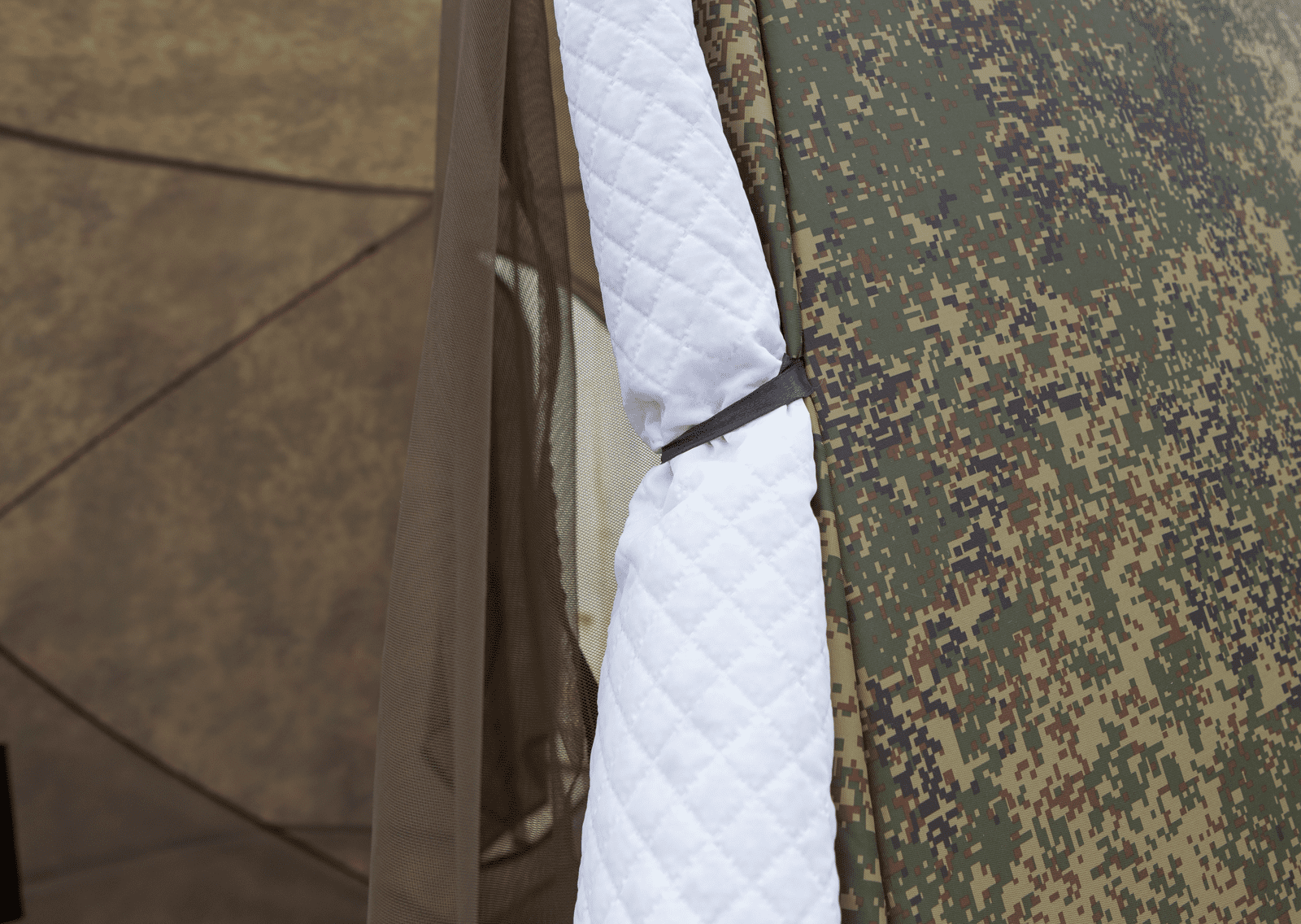 Палатка зимняя СТЭК Куб-4Т трехслойная (камуфляж)