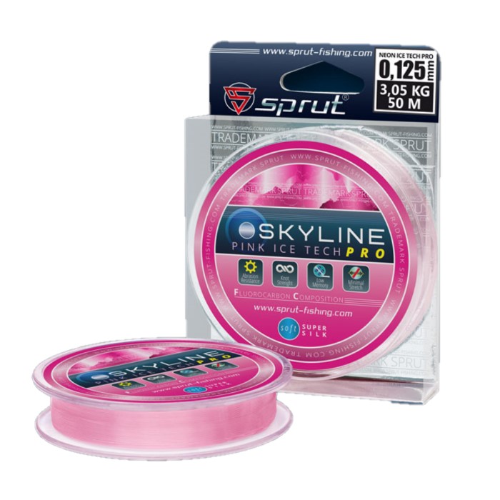 Леска SPRUT Skyline Fluorocarbon Composition IceTech PRO