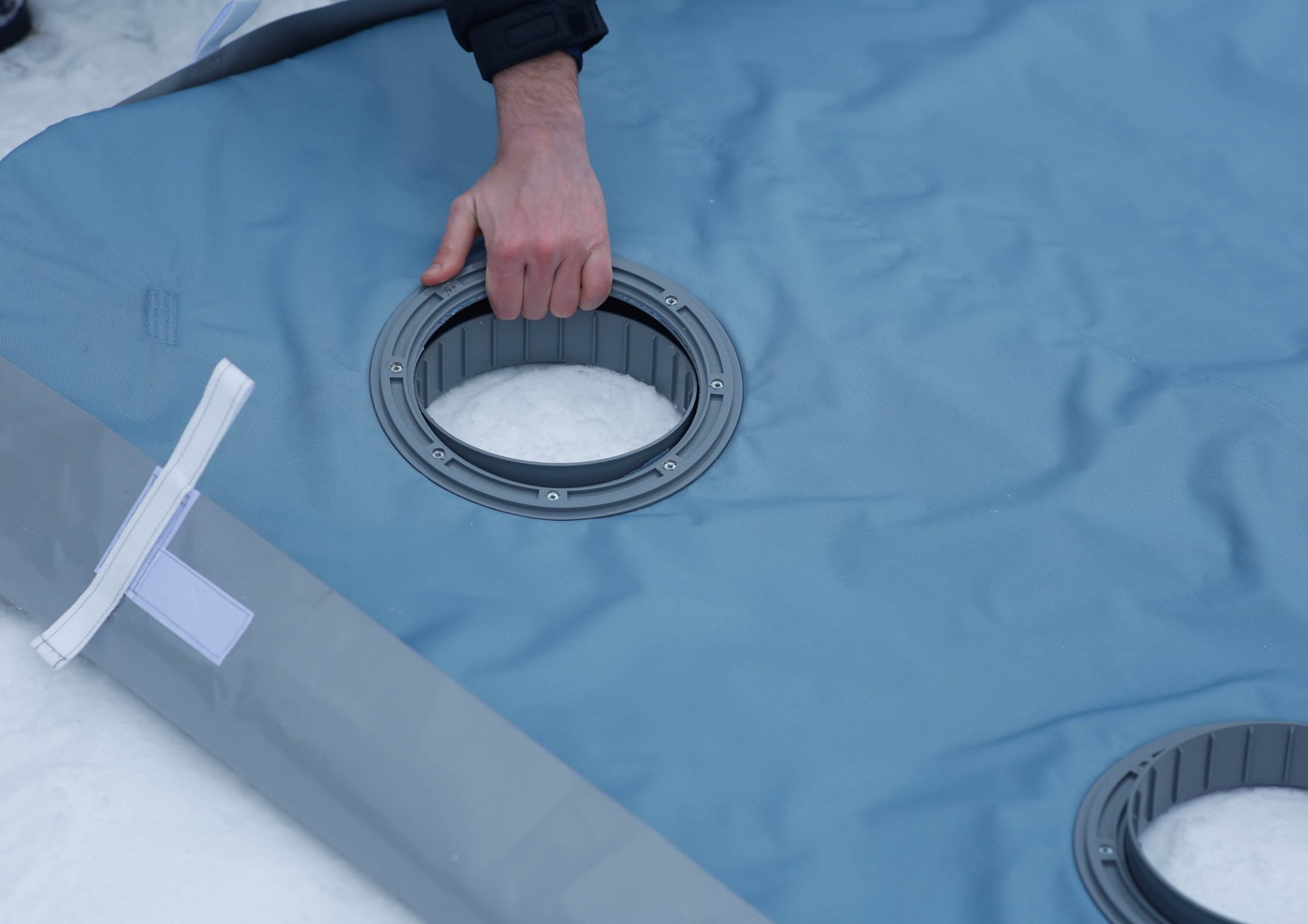 Дно гидро-термоизоляционное ЛОТОС Куб 3 (с отверстиями под лунки)