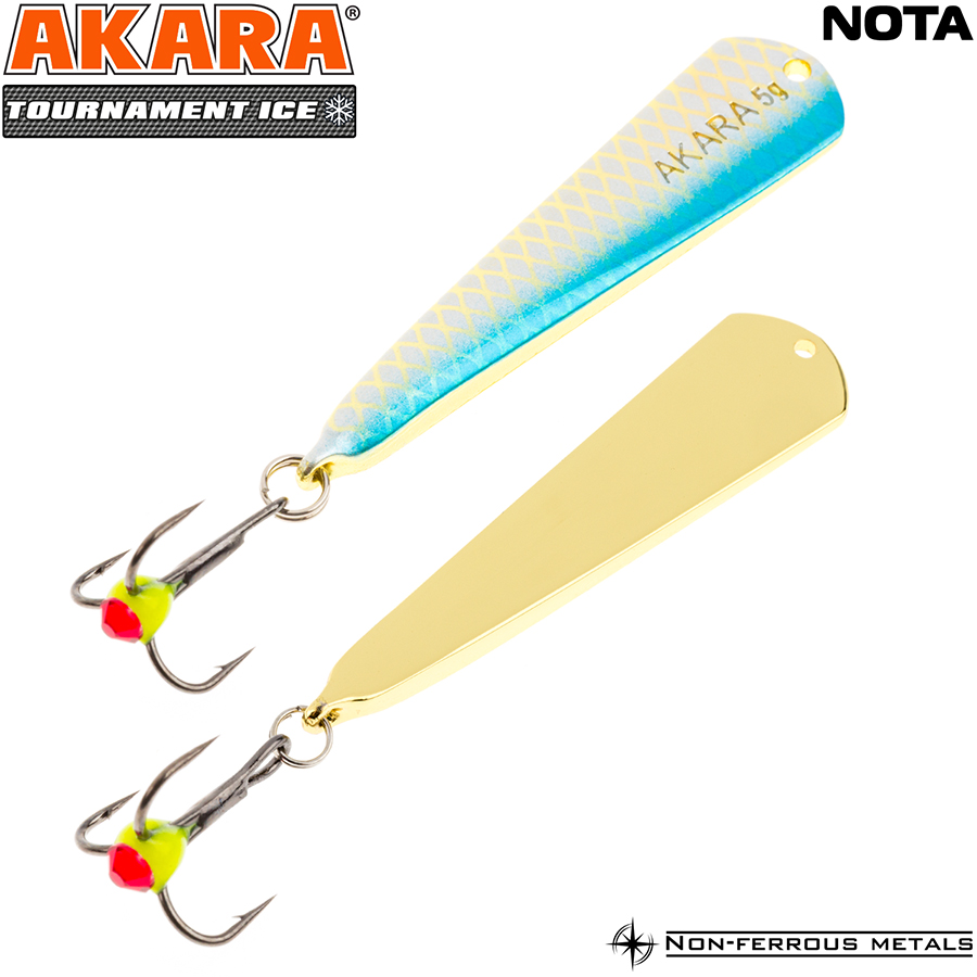 Блесна зимняя AKARA Tournament Ice Nota (4.5 см, 5 г, 1/Go)