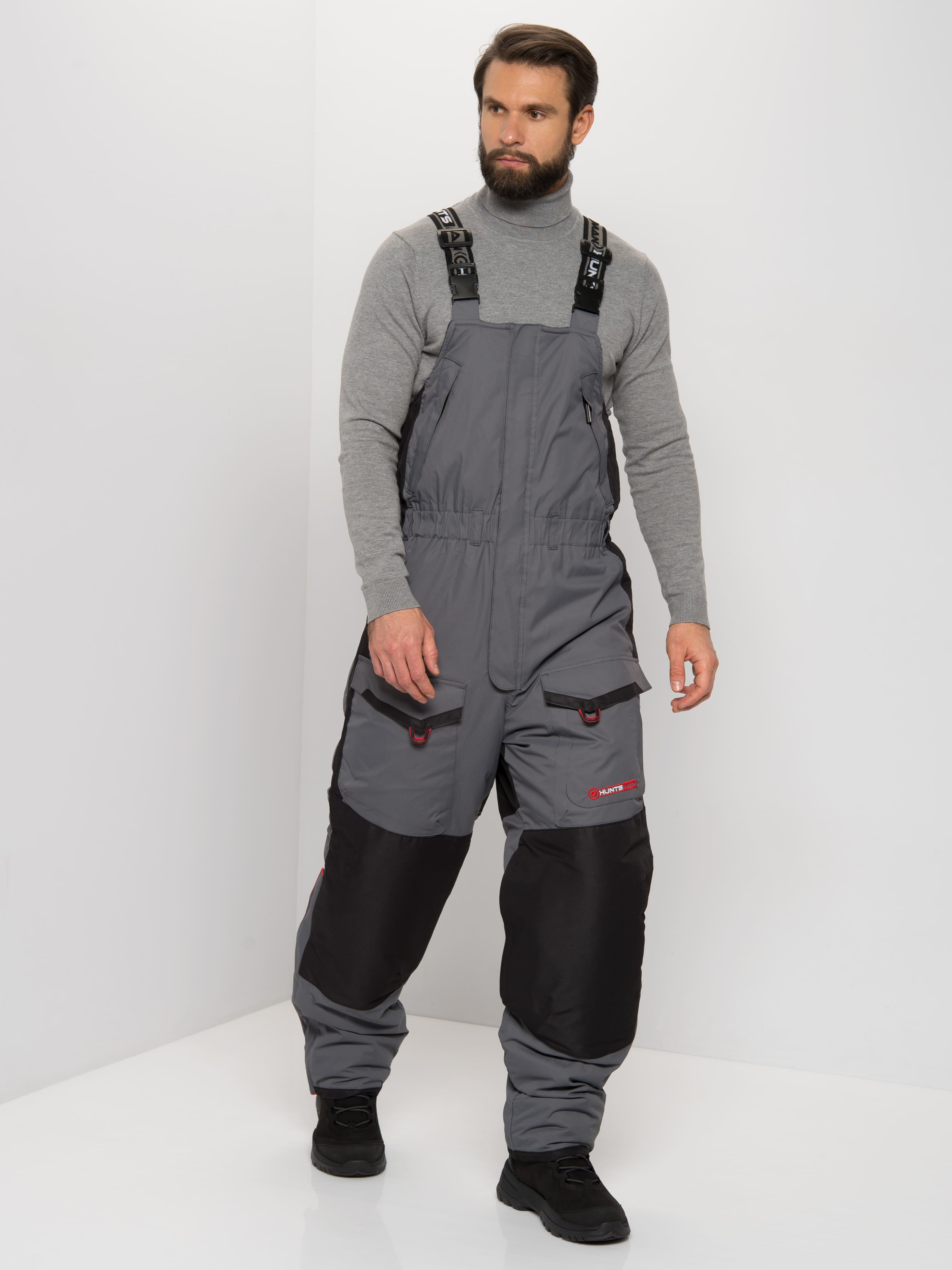 Костюм зимний HUNTSMAN Siberia (Breathable) (44-46/170-176 см, серый)